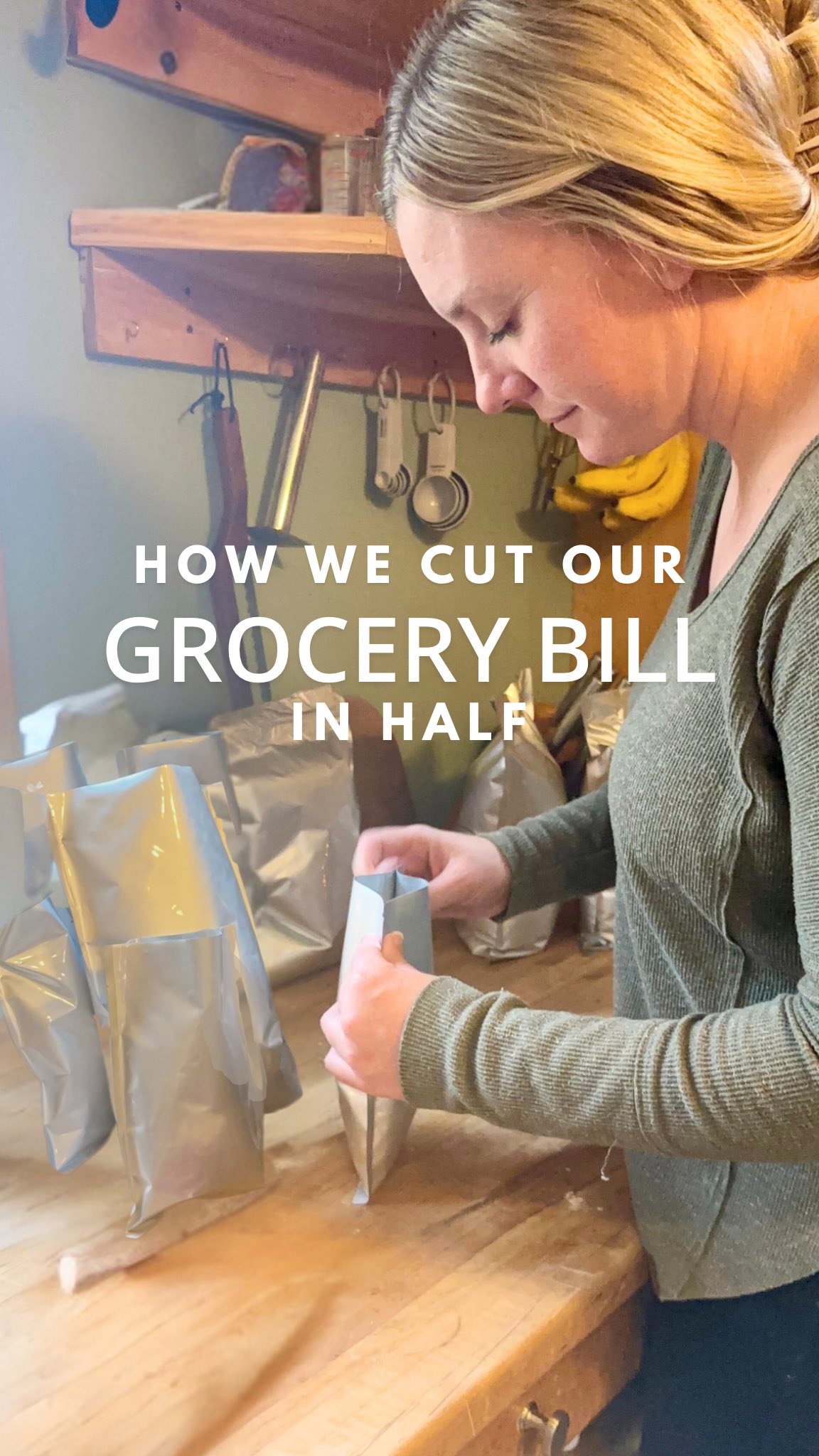 Instagram post by @norleyfamilyfarms for Wallaby Goods. Caption reads: Feeding a family of 3 adds up fast…but we’ve....