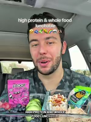 TikTok post by @healthyishmikey for Khloud. Caption reads: [...] @Siete Foods @thefrootthief @KhloudFoods....