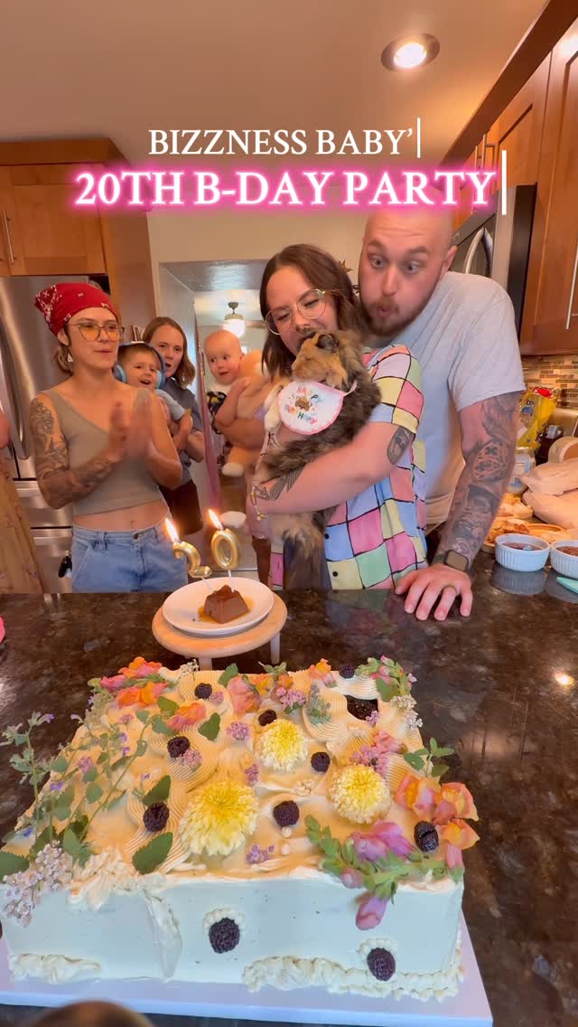 Instagram post by @jenna_bariatricbestie for Fancy Feast. Caption reads: adopting a senior cat has been so challenging but....