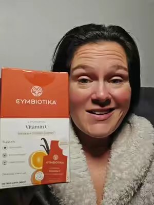 TikTok post by @kimberlydiane1985 for Cymbiotika. Caption reads: #Inverted @Cymbiotika #liposomal #vitaminc.