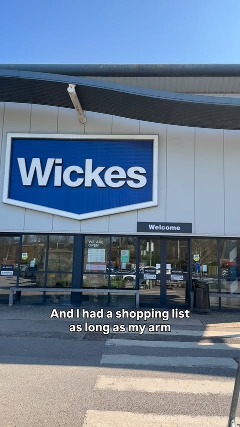 Instagram post by @new_build_forever_home for Wickes. Caption reads: ad @wickes has everything you need to transform a....