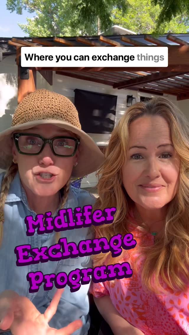 Instagram post by @midlifers_ for Poise. Caption reads: [...] program. Tell us what you would exchange.....