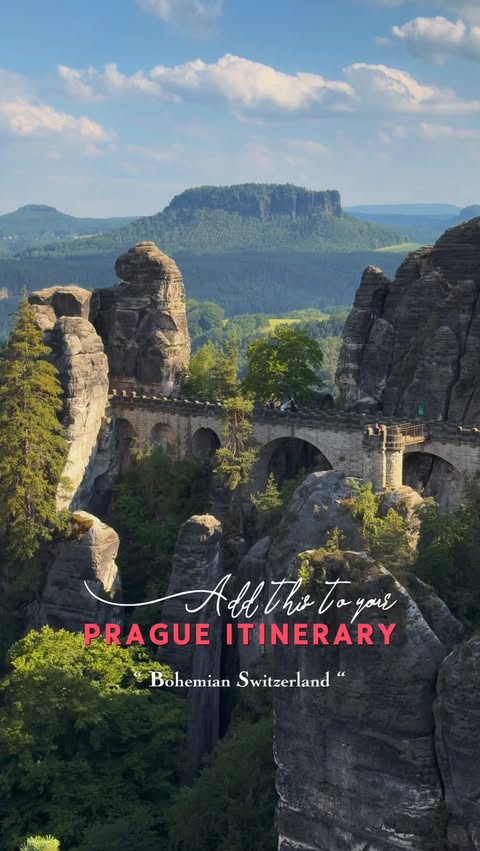 Instagram post by @emrekara_e for GetYourGuide Creator Community. Caption reads: SAVE this for your next Prague trip! 🇨🇿✈️ If....