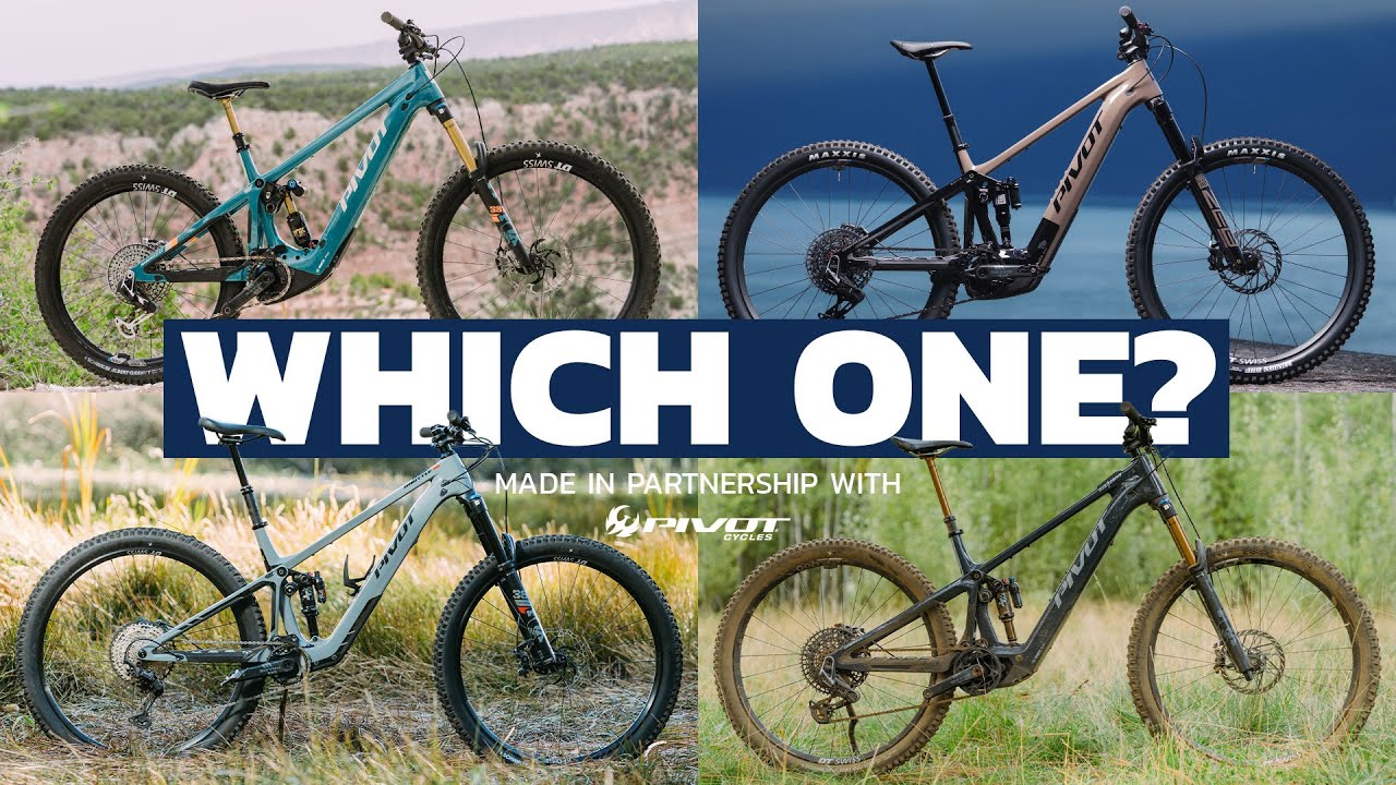 YouTube post by @TheLoamWolf for Feedback Sports. Caption reads: Pivot Shuttle VS.... How To Pick the Right Bike....