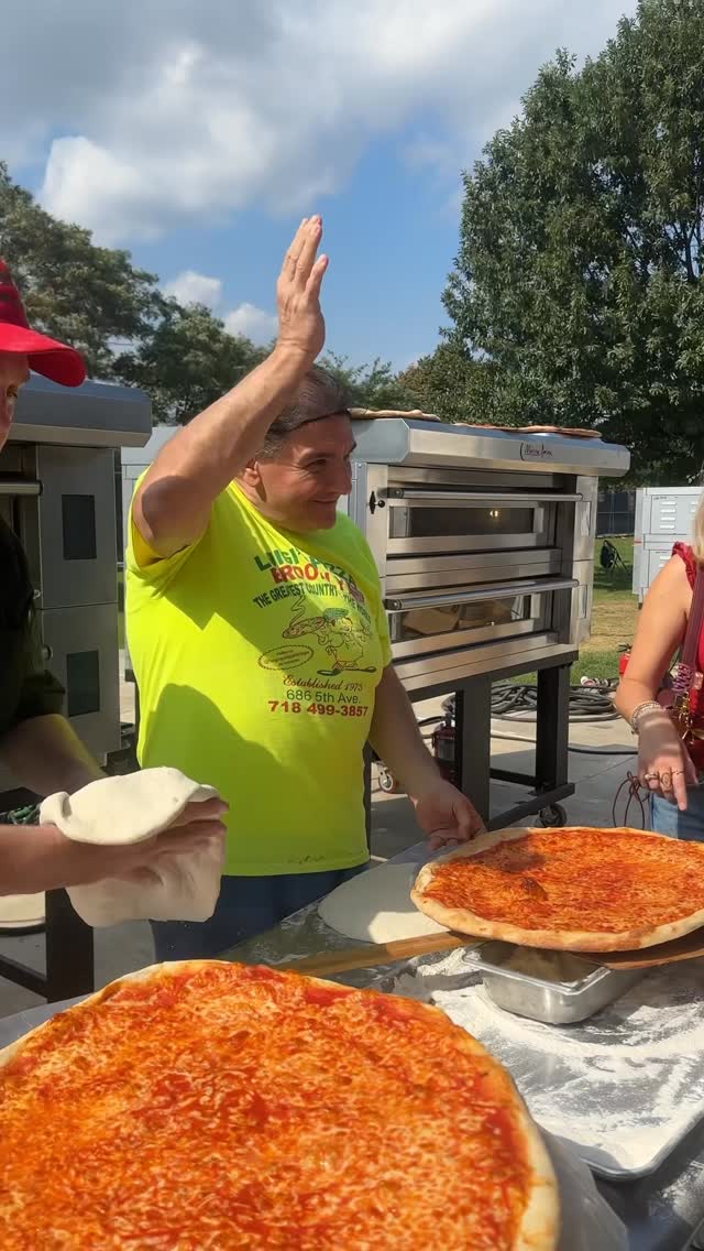 Instagram post by @luigispizzaparkslope for Mutti Canada. Caption reads: If you want the best, use Mutti! Mutti also is at....