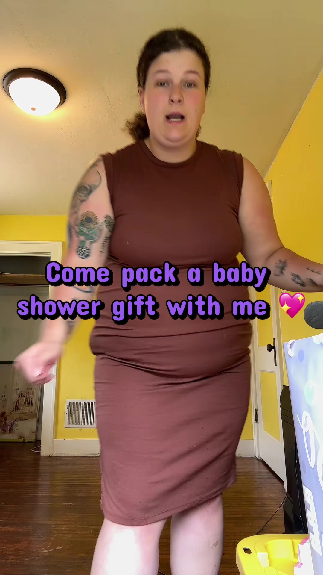 TikTok post by @mpaigexo_ for Fridababy. Caption reads: [...] #babyshowergiftideas #fridamom #fridababy....