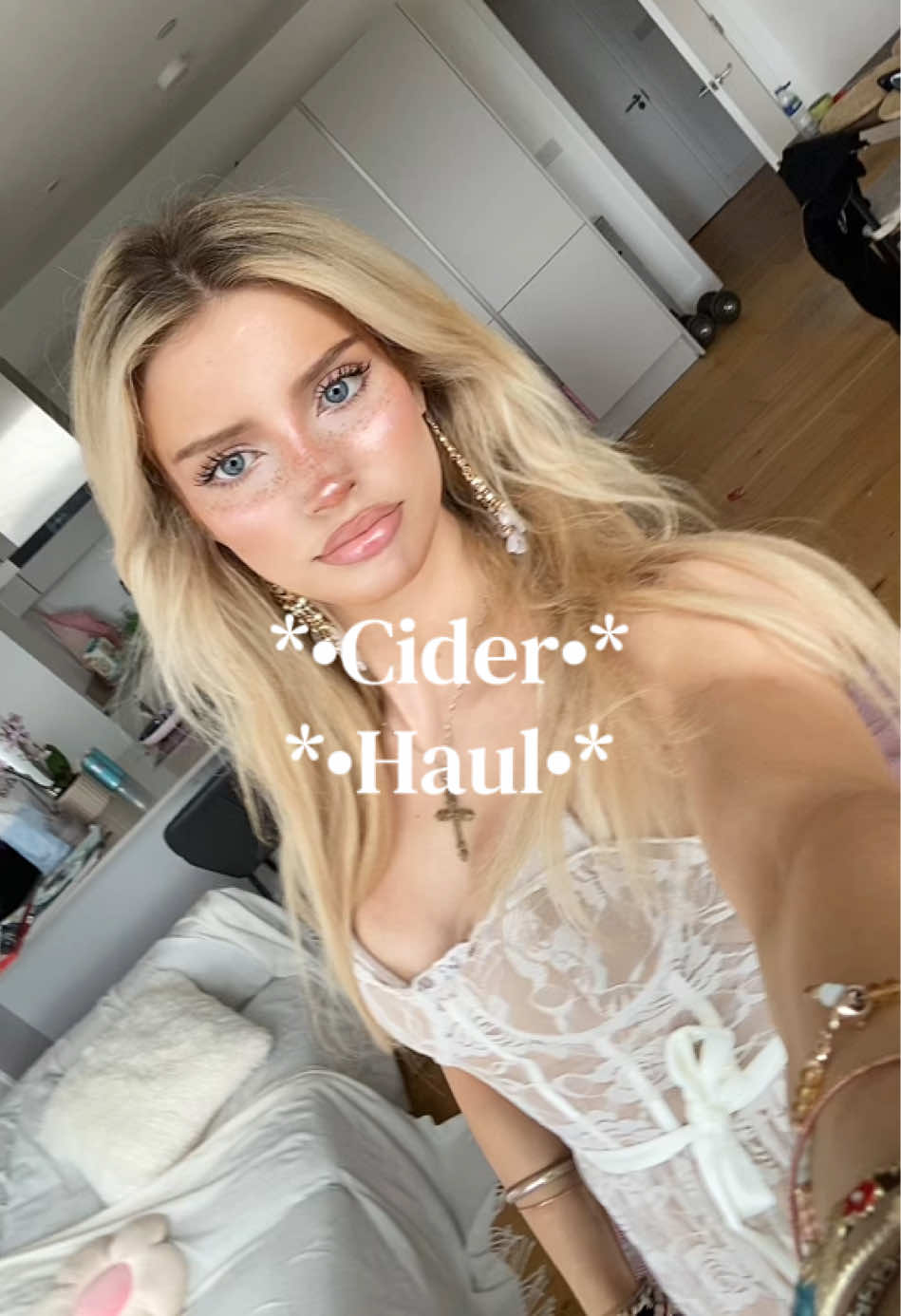TikTok post by @umwellno for CiderCloset. Caption reads: [...] fav but i love all of them <3 •*.•*....
