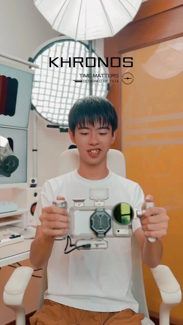 Instagram post by @ash_the_magician for Tilta. Caption reads: Rigging up the iPhone 17 Pro Max with the Tilta....