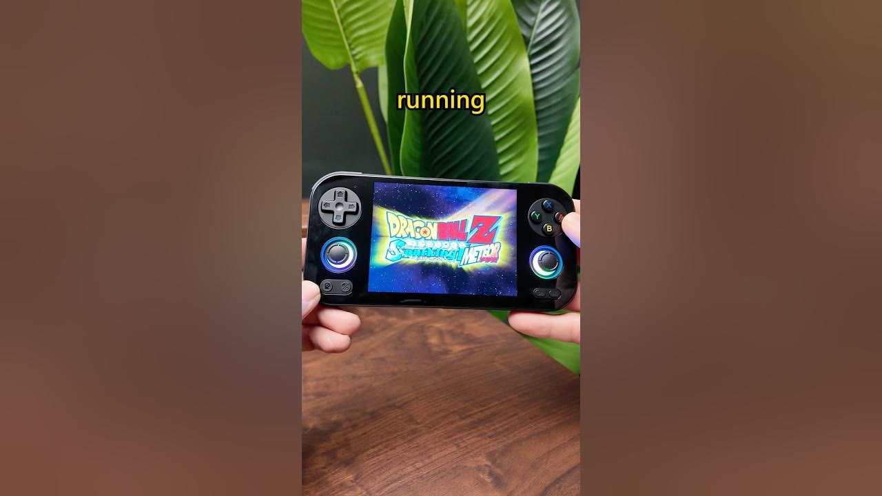 YouTube post by @DaveyG for LITNXT. Caption reads: This Handheld Runs Everything Perfectly....