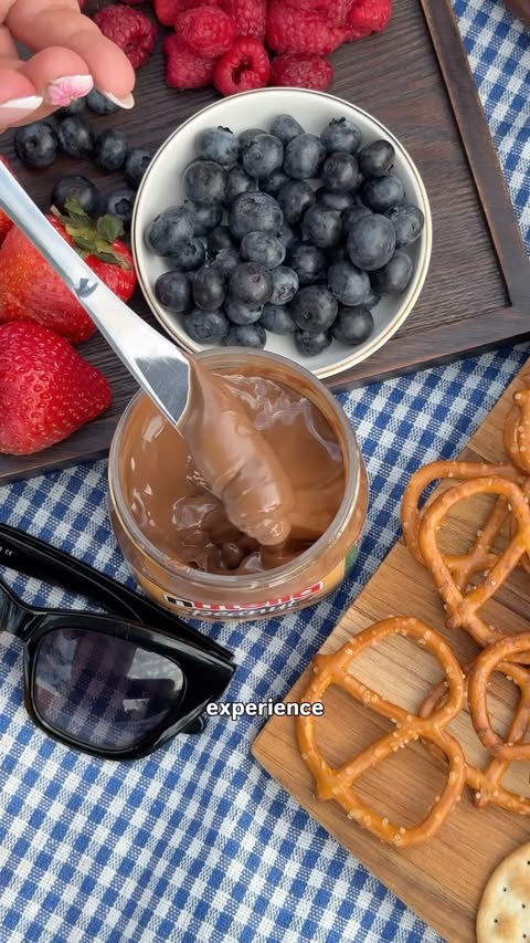 Instagram post by @notyouraverageindianfood for Nutella. Caption reads: [...] crush and snack-time soulmate: NEW Nutella....