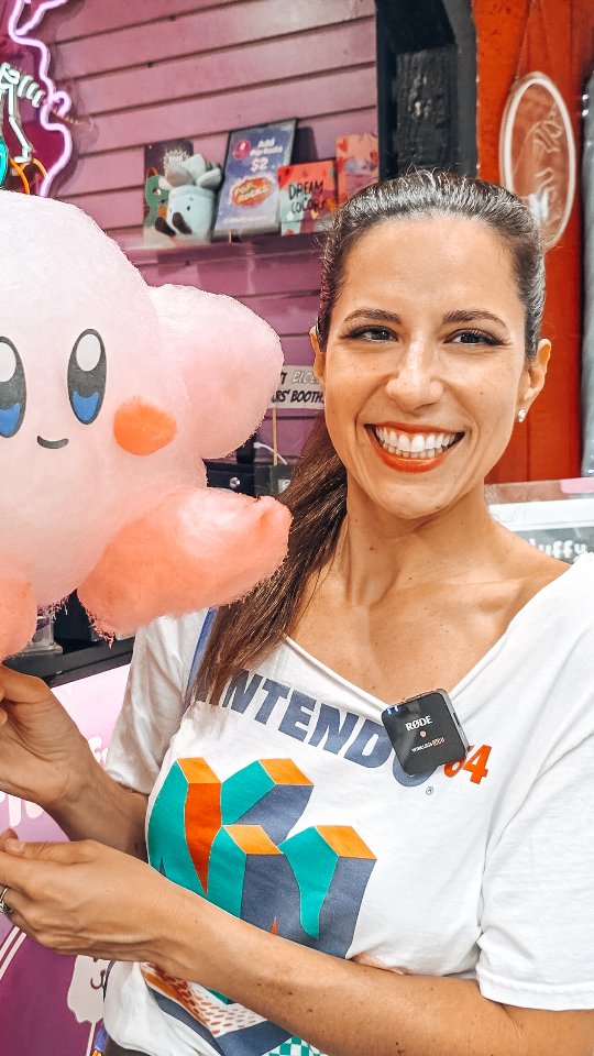 Instagram post by @julietandbeyond for Nintendo. Caption reads: let's go visit the nintendo store new....