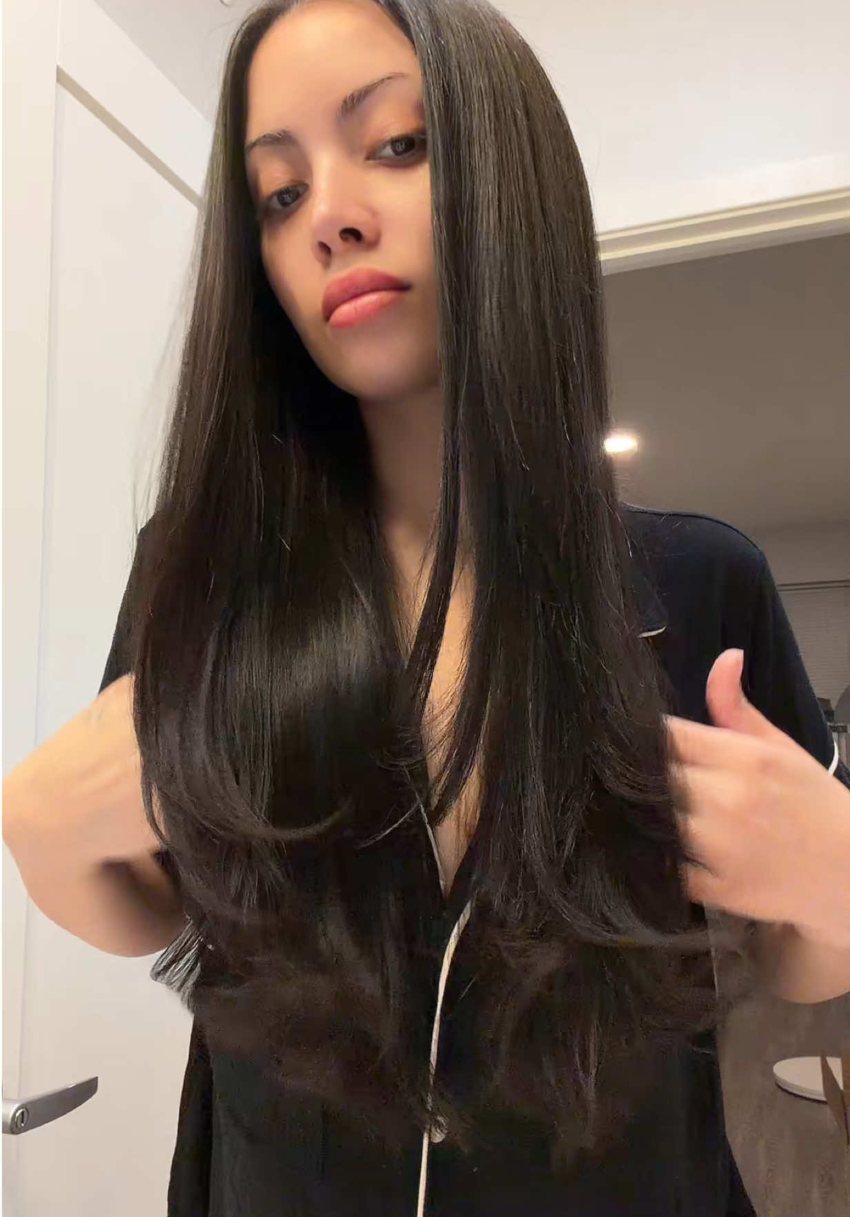 TikTok post by @glambervcruz for Bio Ionic. Caption reads: [...] this hair straightener for 5 years @Bio....