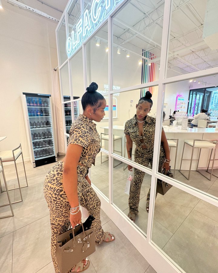 Instagram post by @iamgorgeousdoll for Olfactory NYC. Caption reads: [...] An Amazing Time Collaborating with....