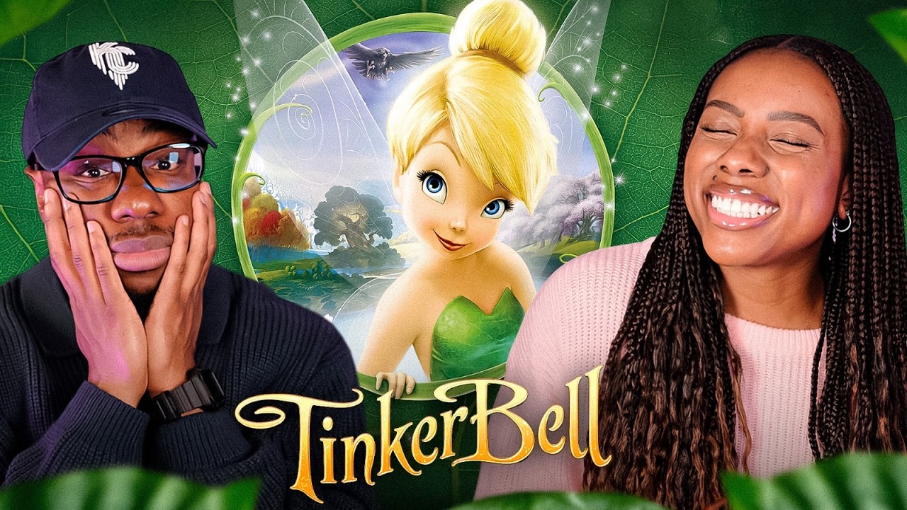 YouTube post by @BillyBinges for BetterHelp. Caption reads: We Watched TINKERBELL For The FIRST Time & why is....