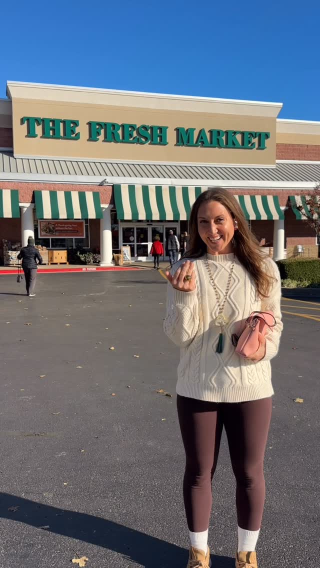 Instagram post by @our.blog.life for The Fresh Market. Caption reads: 🍂❤️Friendsgiving done RIGHT!

This year I’m....
