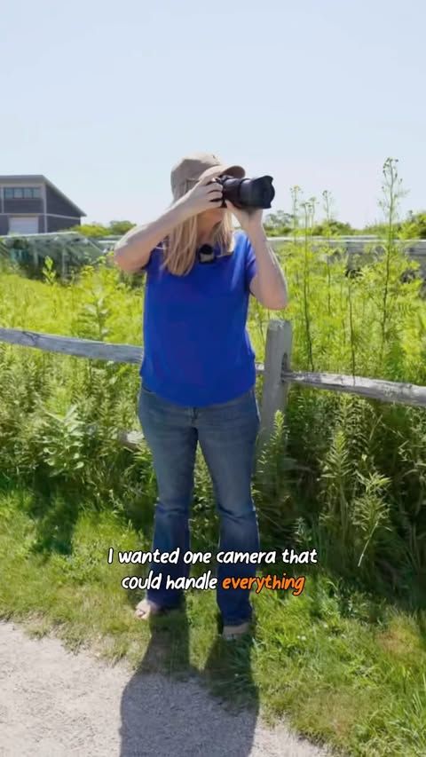 Instagram post by @amber.favorite.photography for Sony Alpha. Caption reads: [...] and go. That’s exactly where the new....