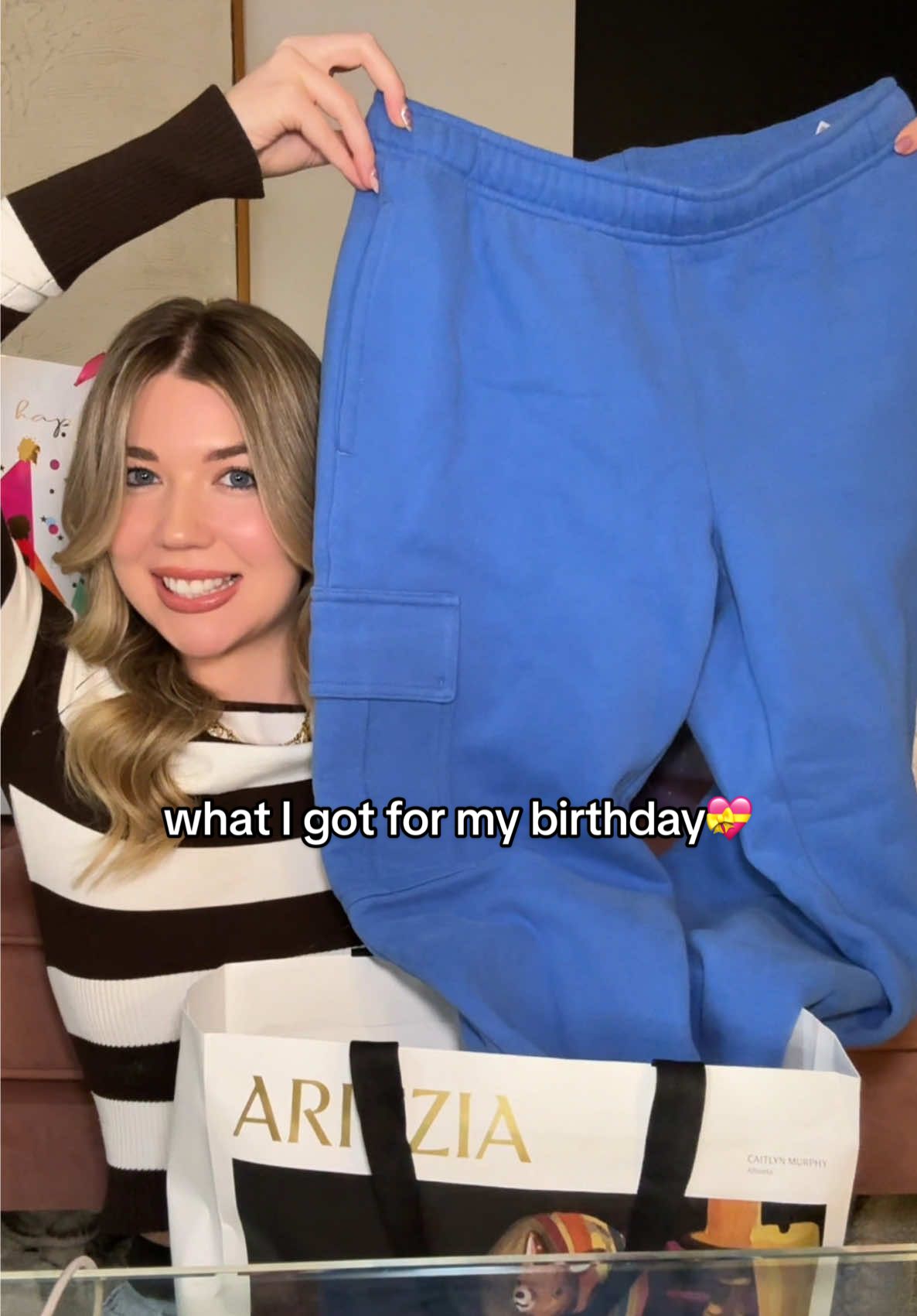 TikTok post by @briannaxrenee for Saie hello. Caption reads: thank u to everyone who got me something💕💕 @Saie....