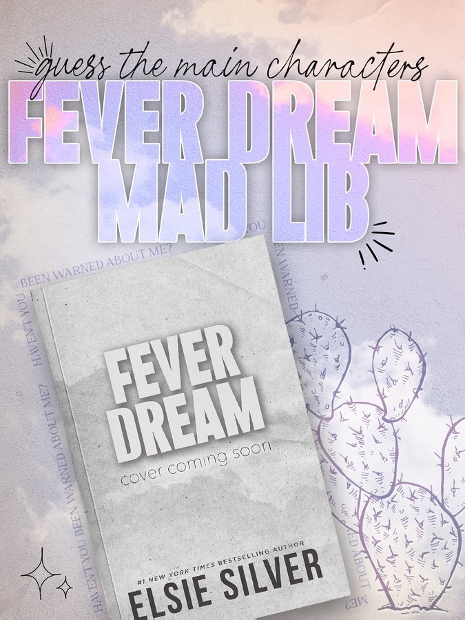 Instagram post by @authorelsiesilver for Atria Books. Caption reads: Put your sleuth hats on, it’s time for a Fever....