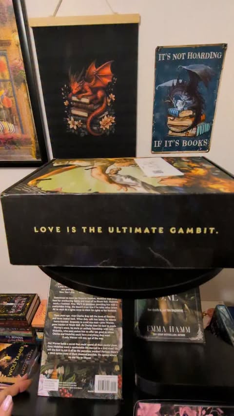 Instagram post by @sarahs.bookstack for Wednesday Books. Caption reads: Thank you @wednesdaybooks for the gifted box of....