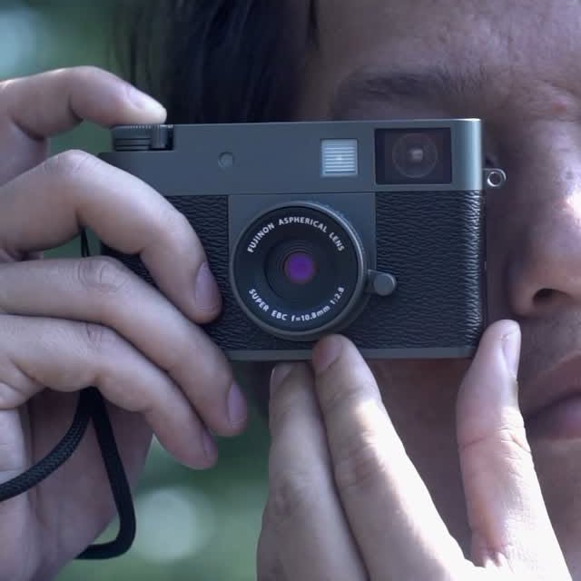 Instagram post by @adrian_curts for Fujifilm. Caption reads: Before the trick lands, there’s always the....