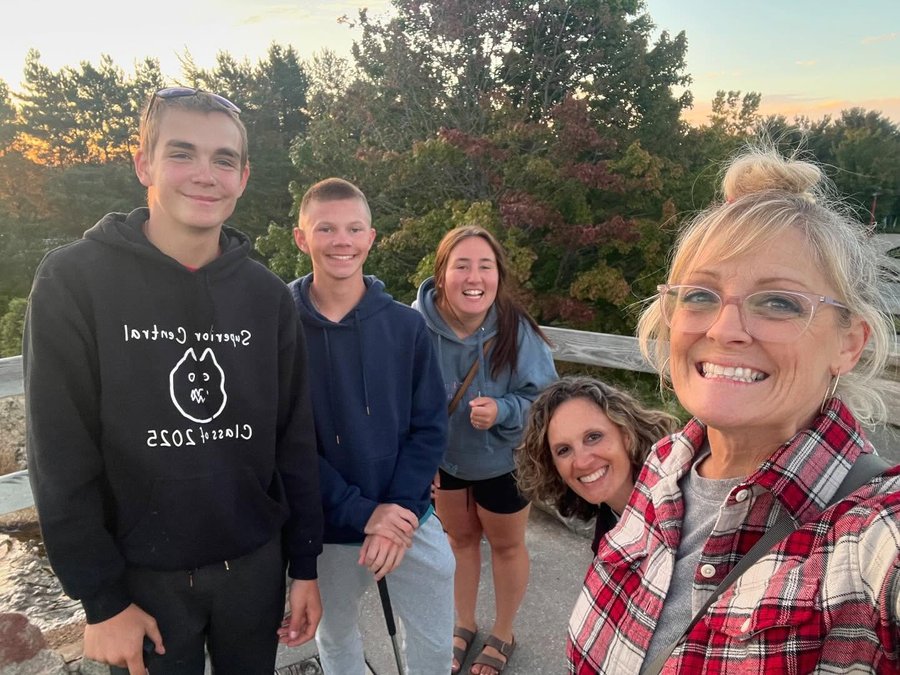 Instagram post by @justthebells10 for Pure Michigan. Caption reads: Day 2 On our Vacation!  We went to Grand Haven and....