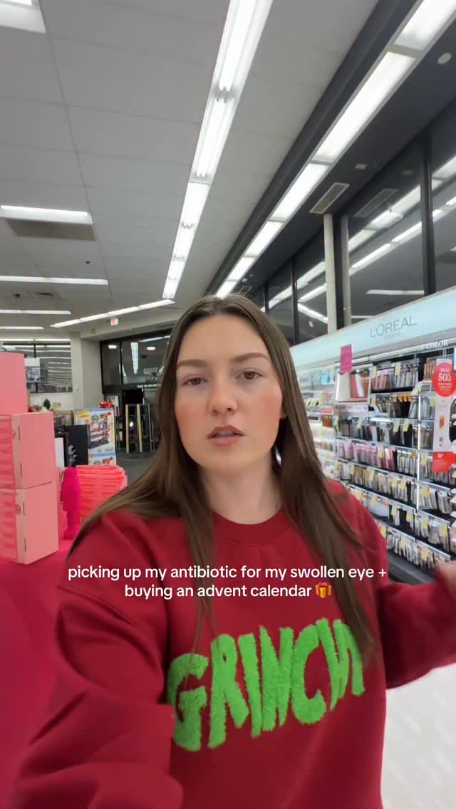 Instagram post by @sarahlynnrain for ChapStick. Caption reads: [...] #adventcalendar2025 #sarahlynnrain....