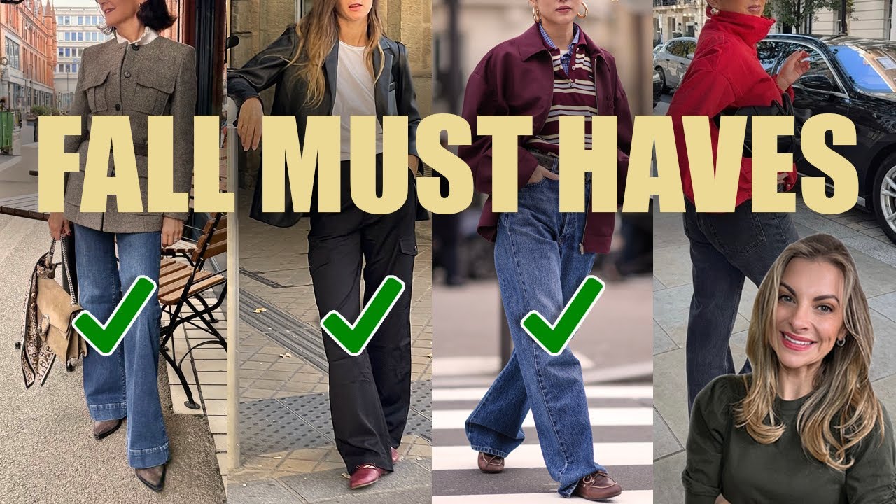 YouTube post by @ANNAREID29 for Quince. Caption reads: 9 Must Have *CASUAL* Items in my Fall Wardrobe!....