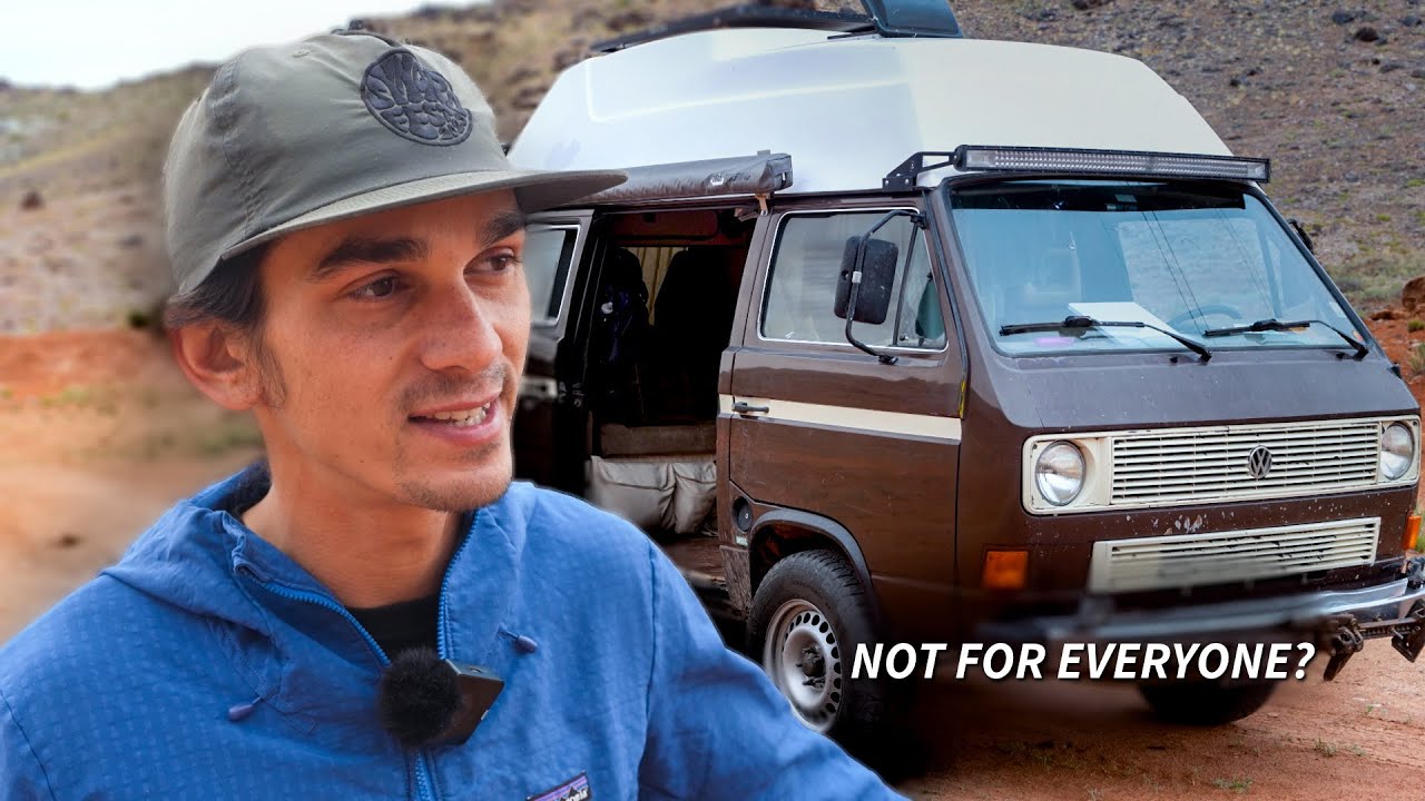 YouTube post by @Sebastianstonum for Cash App Studios. Caption reads: DON'T IGNORE THESE VANLIFE MYTHS.