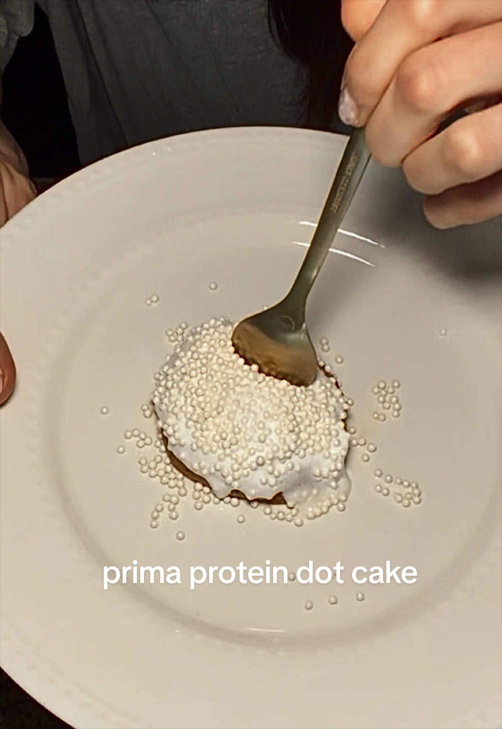 TikTok post by @autumnbouchard2 for PRIMA Ancestral Protein Bar. Caption reads: [...] it clean and high protein @PRIMA Ancestral....