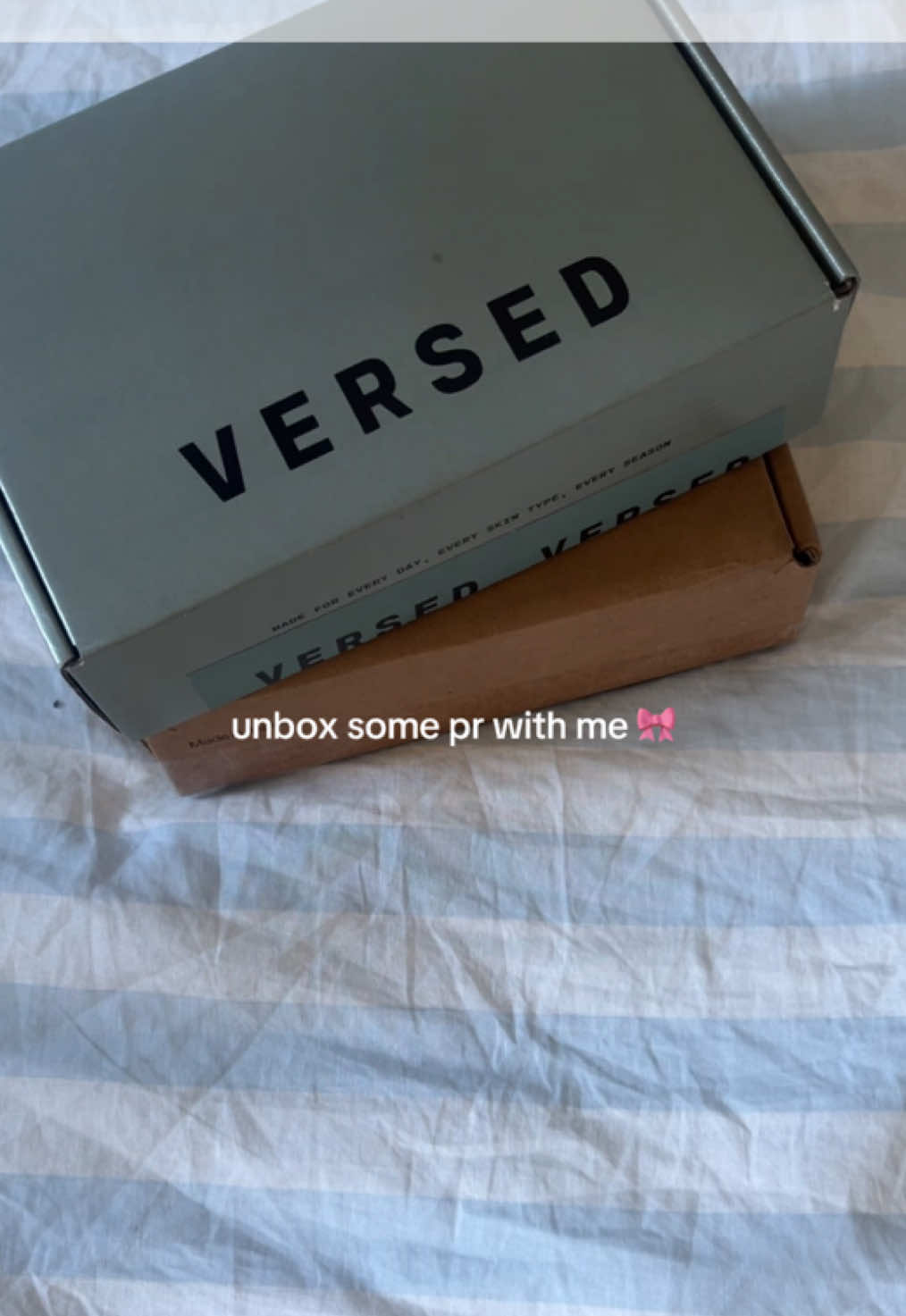 TikTok post by @kayshasmith for OLEHENRIKSEN. Caption reads: i’m so grateful 🩵 thank you @DAMDAM US @IPSY....