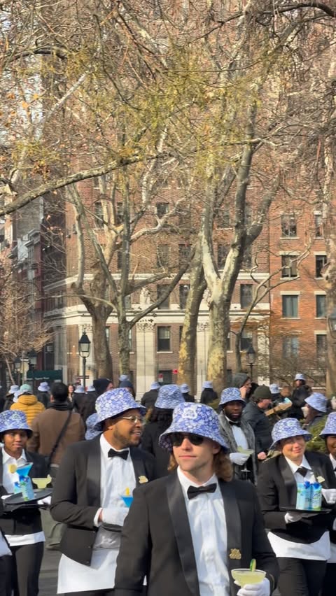 Instagram post by @alldaynyc for Vita Coco. Caption reads: What the helly 🥥 🏙️ @vitacoco
 #VitaCocoPartner....