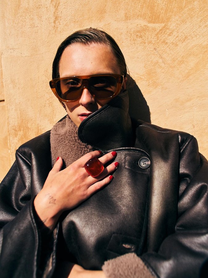 Instagram post by @lara_bsmnn for VERO MODA. Caption reads: [...] shoots I ever had together with @veromoda in....