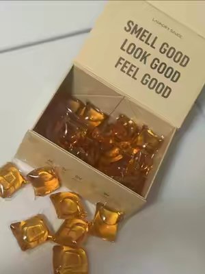 TikTok post by @sublimechickiereviews for Laundry Sauce. Caption reads: Thank you @Laundry Sauce for gifting me a box of....