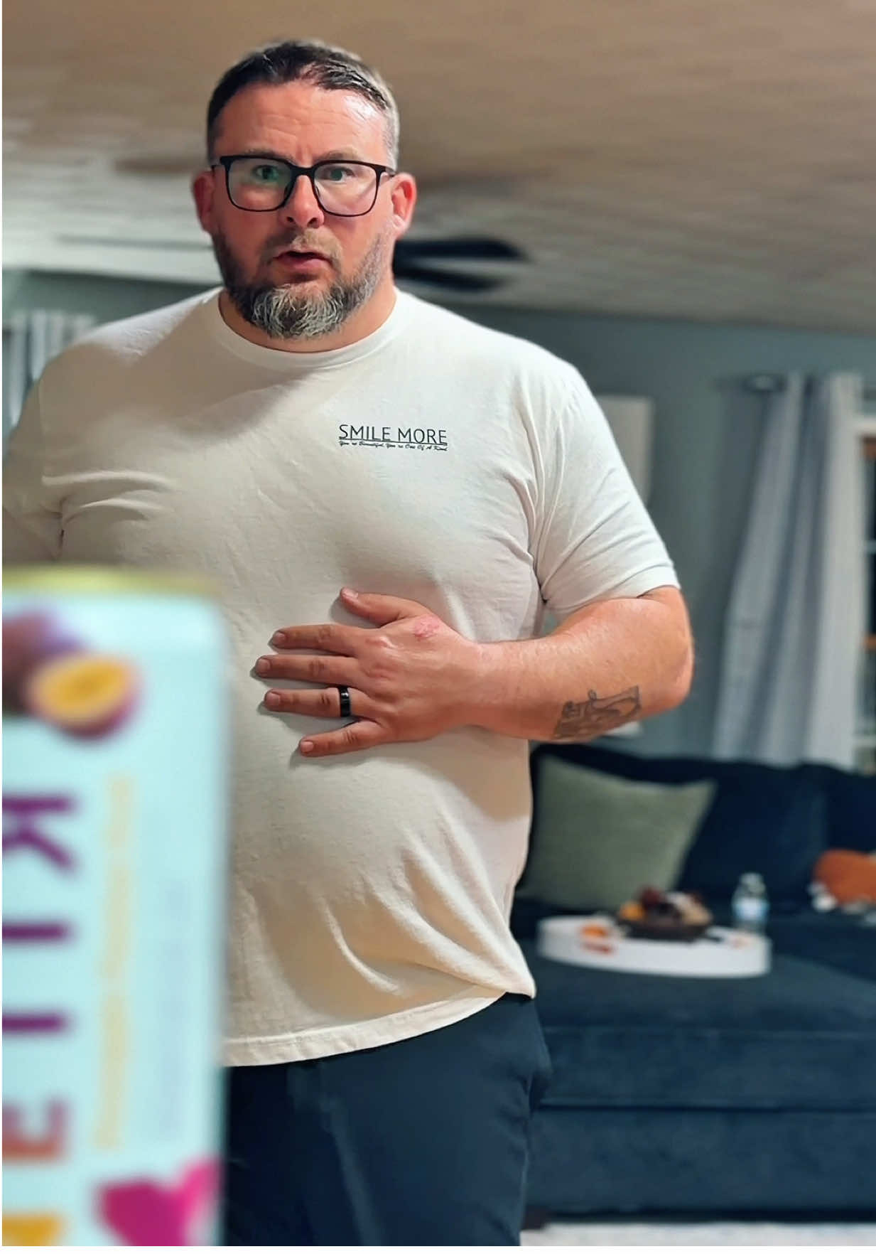 TikTok post by @built_for_laughs for Kenetik. Caption reads: Get yourself some KENETIK in my showcase.....