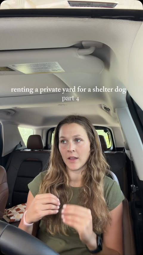 Instagram post by @abbyanddogs for Sniffspot. Caption reads: [...] another day with a shelter dog at a....
