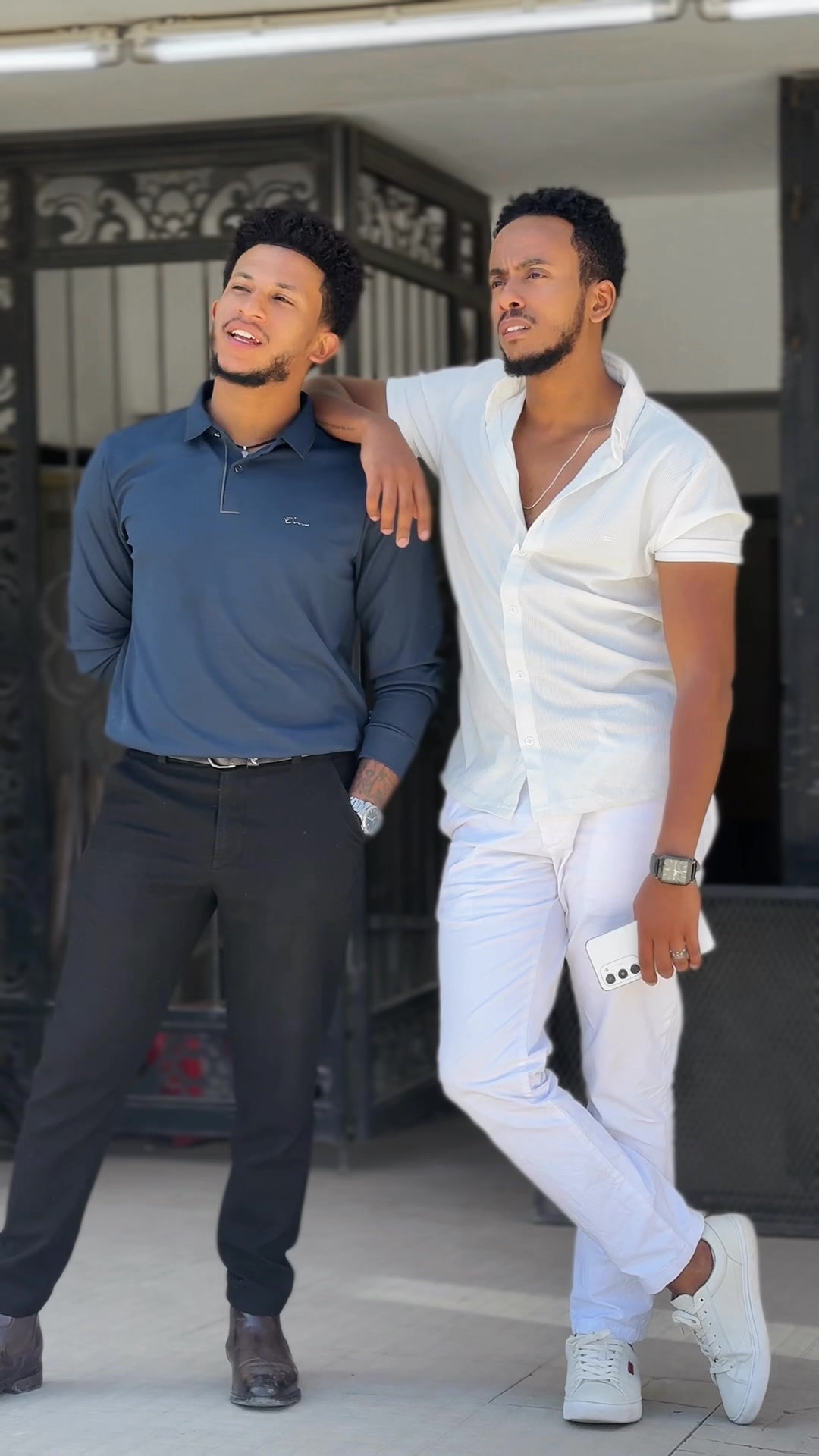 TikTok post by @caleb_mg_ for Tecnomobile. Caption reads: Be webet yeshelemu @TECNO Mobile #TECNOAI....