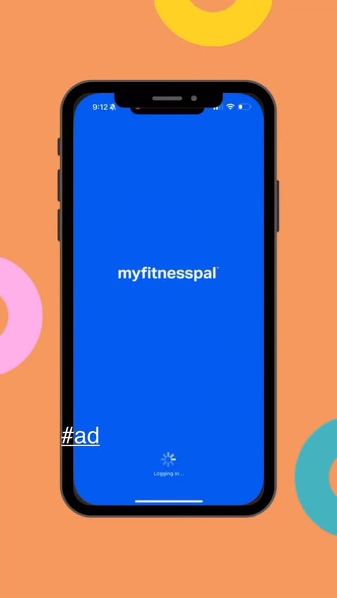 Instagram post by @_jessyclark for MyFitnessPal. Caption reads: [...] busy. Tracking doesn’t have to be.....