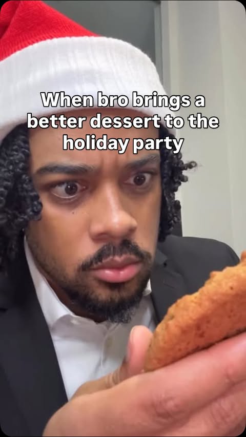Instagram post by @hampton_ for Insomnia Cookies. Caption reads: [...] the holiday party #insomniapartner....