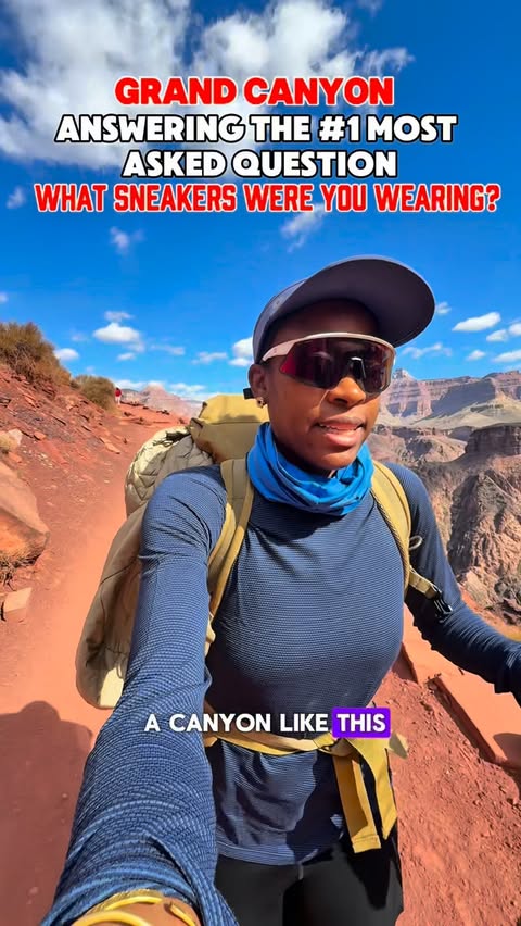 Instagram post by @manikaruns for Teva. Caption reads: [...] massive Grand Canyon adventure wearing....