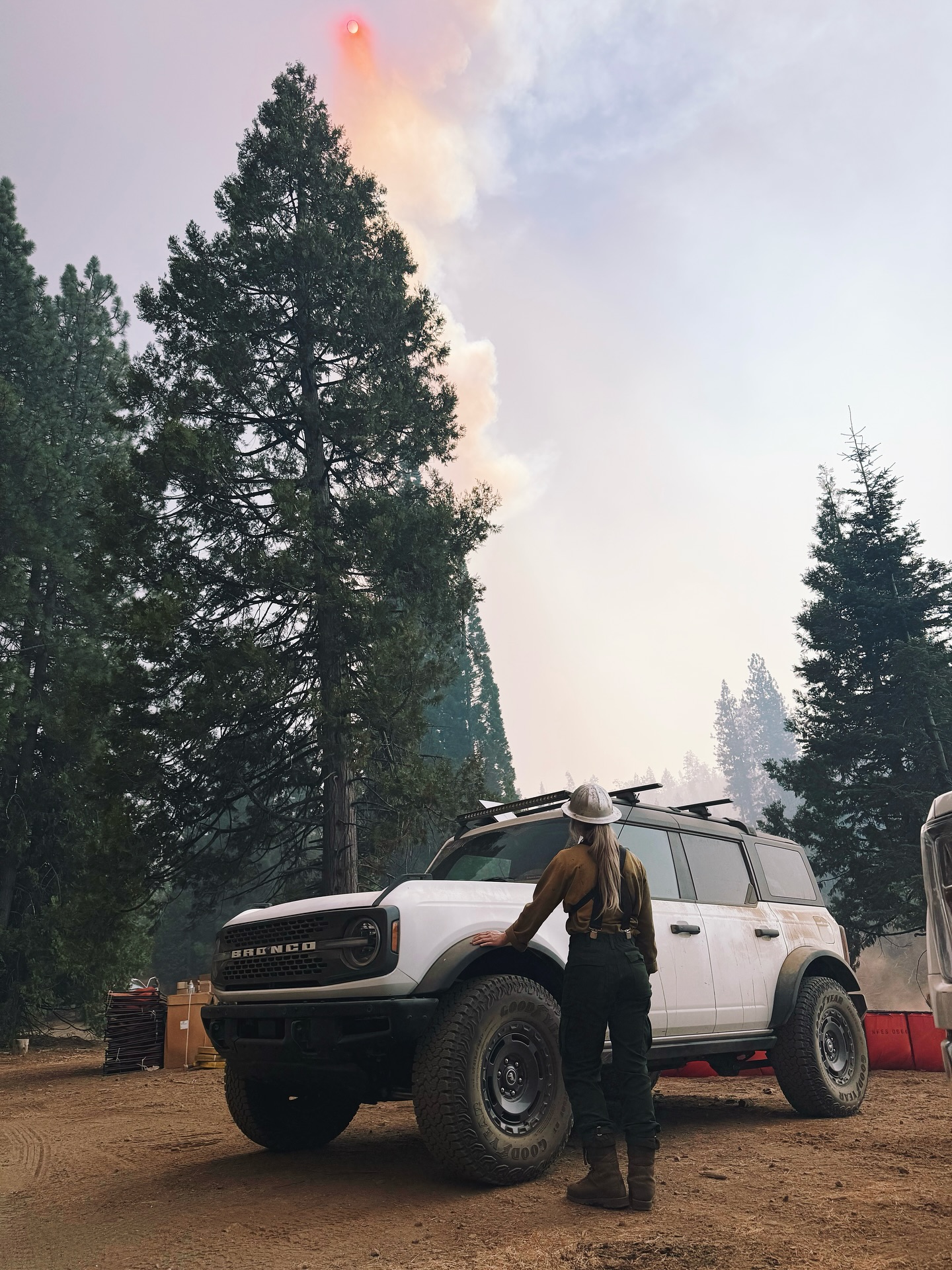 Instagram post by @tree_being for Ford Bronco. Caption reads: #TeamBronco_Ambassador // The Bronco® made it to....