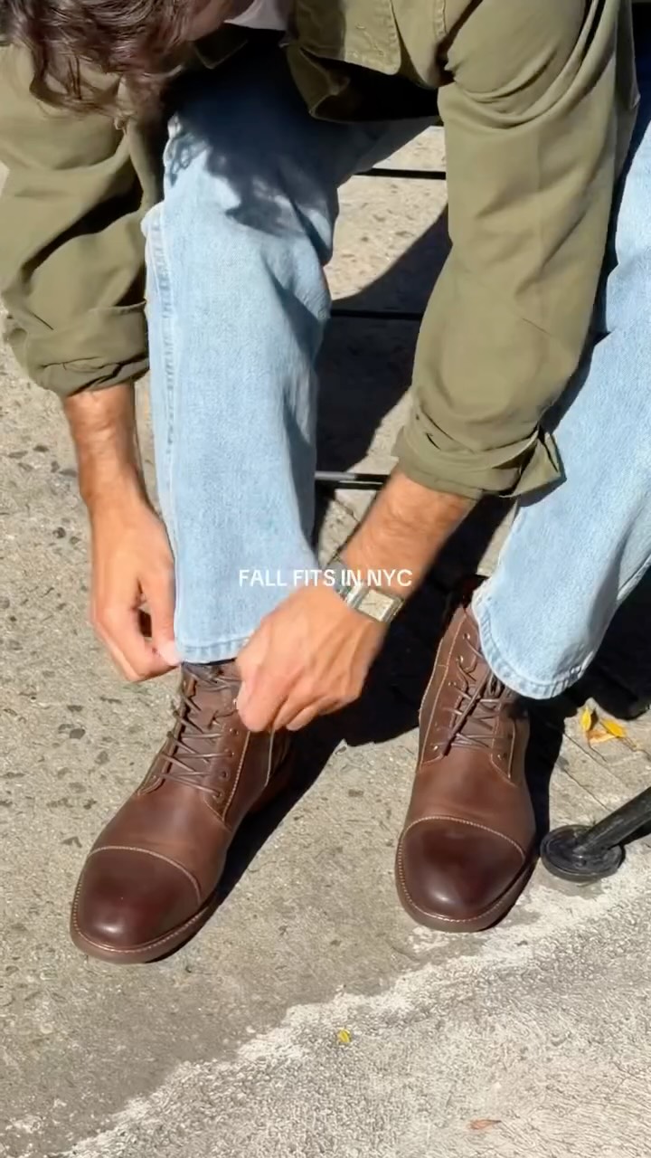 Instagram post by @ennyrad for DSW. Caption reads: Fall fits in NYC with @dsw #ad.