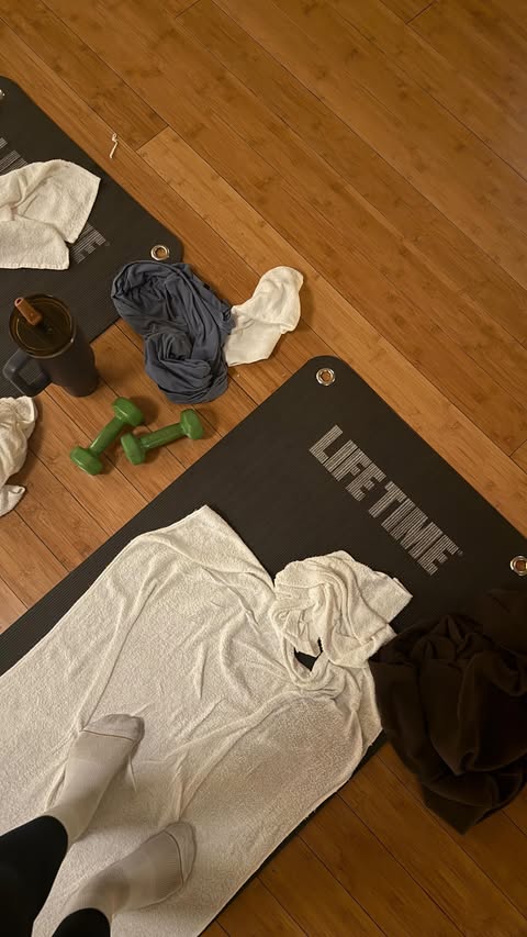 Instagram post by @ellie_teale for Life Time. Caption reads: Saturday vlog 😇

@lululemon @lifetime.life....