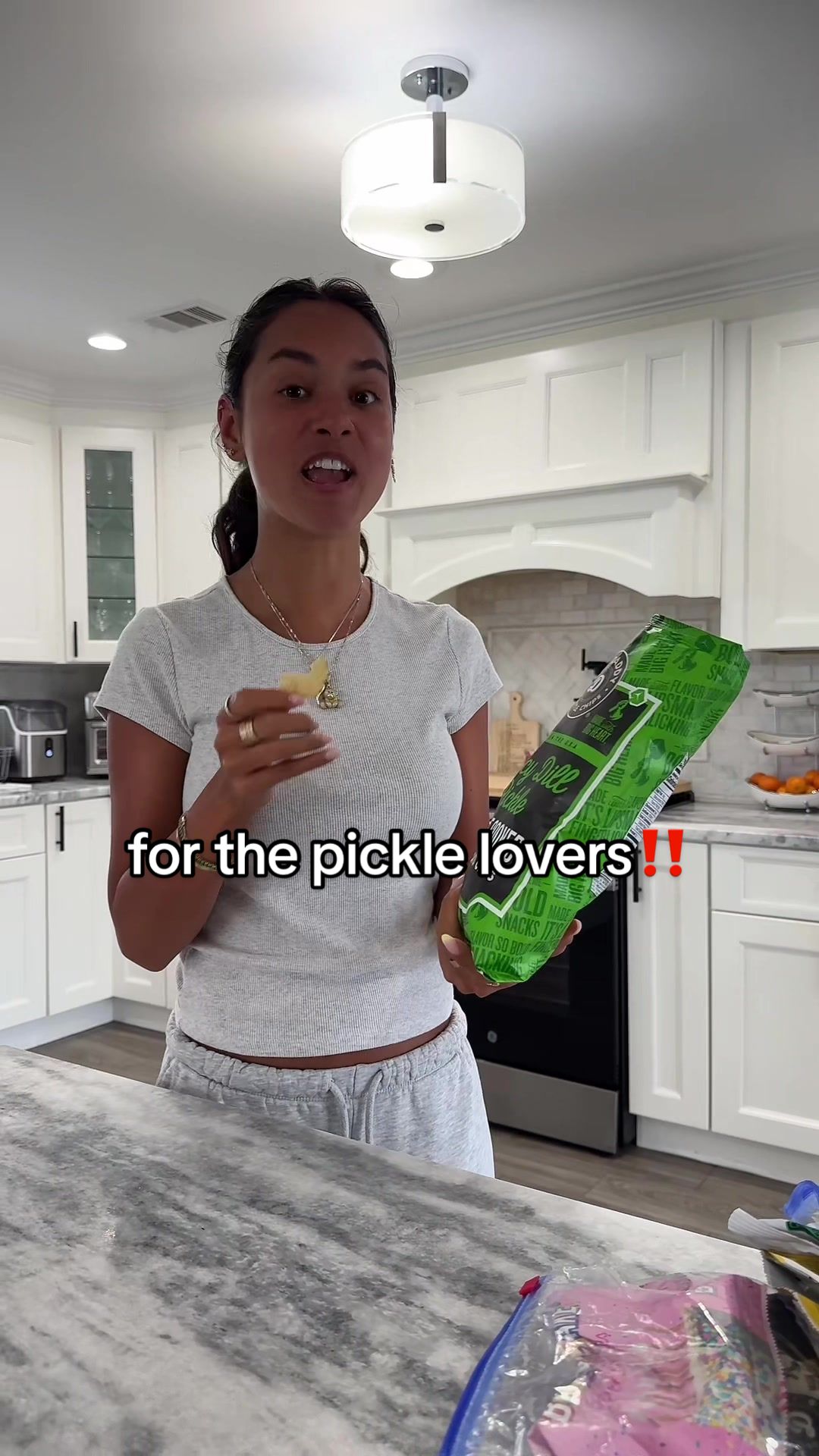 TikTok post by @vitulls for Popdaddy Snacks. Caption reads: [...] reaction Claudia or Joe? 😂😂....