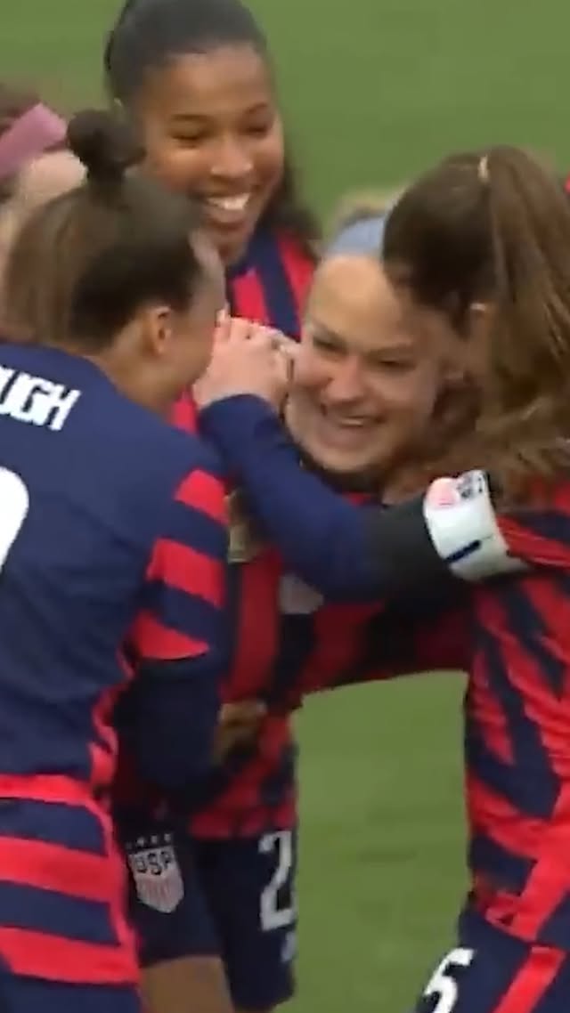 Instagram post by @brwsports for Bleacher Report. Caption reads: The USWNT’s doubleheader against Italy marks the....