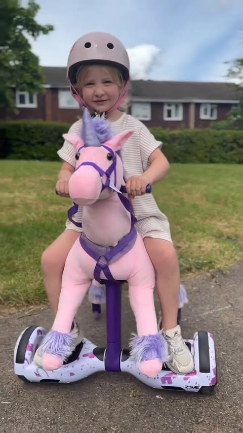 Instagram post by @craigfamilyblog for Power Pony. Caption reads: [...] for a real pony, when you can get Power....
