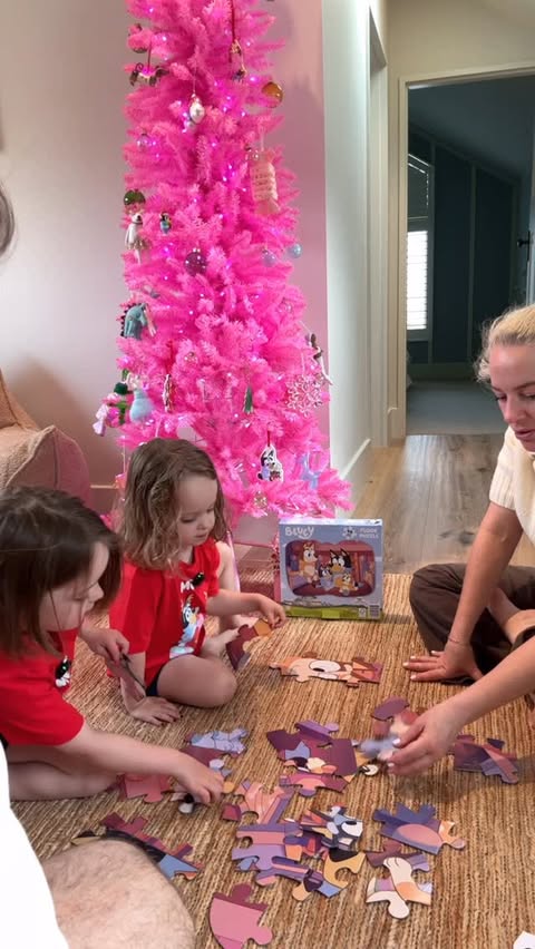 Instagram post by @ashpollard__ for Bluey. Caption reads: The @officialbluey gear at BIG W is bang on - the....