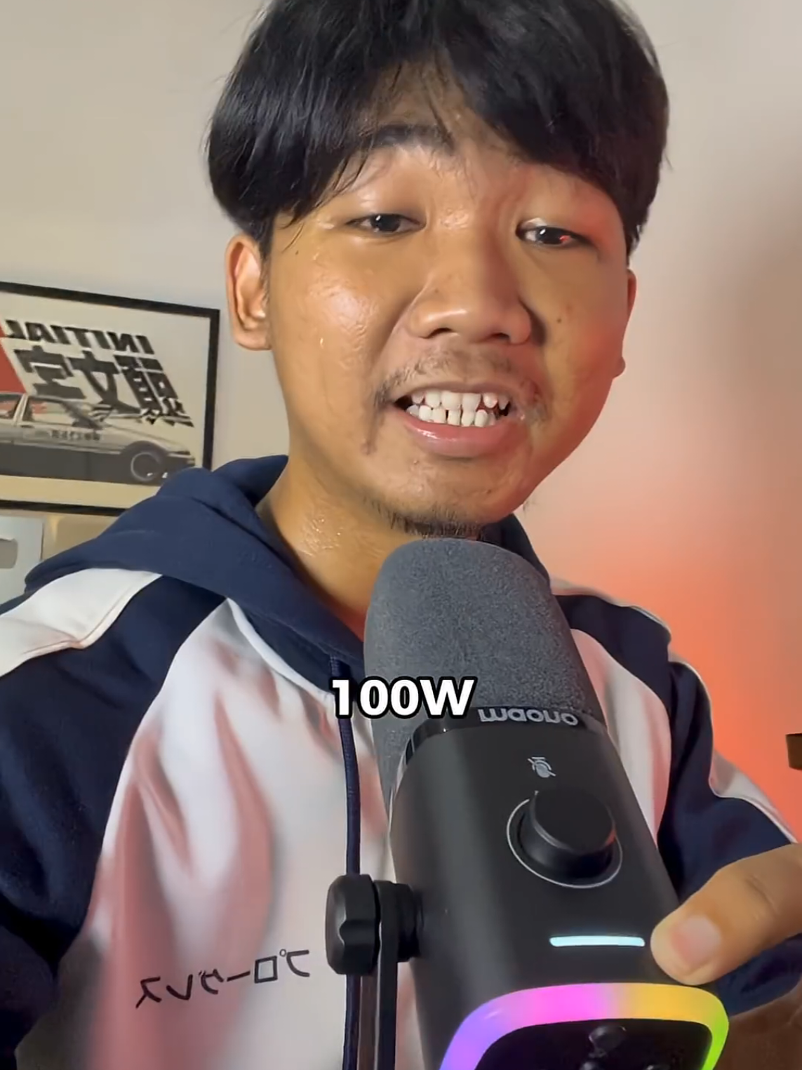 TikTok post by @howlifff for Maono. Caption reads: Dikirimin Mikrofon Wireless Baru dari Maono....