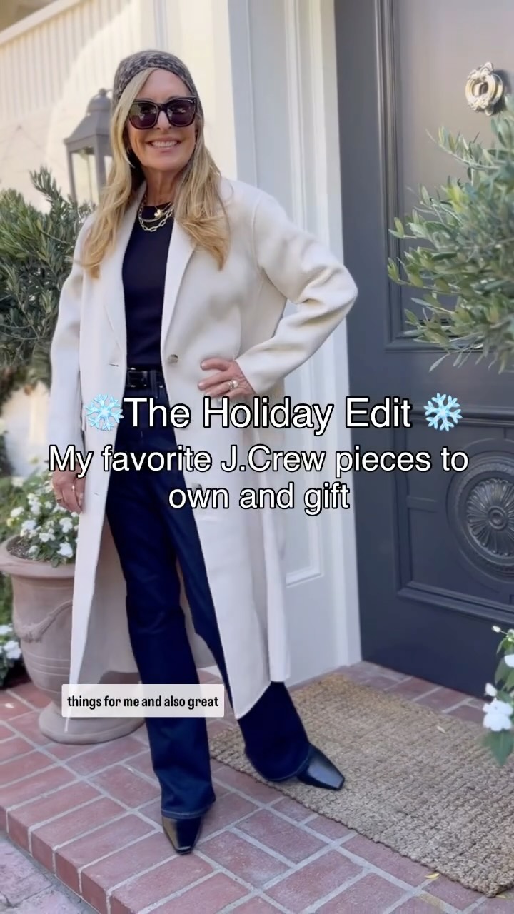 Instagram post by @getinthegroove1 for J.Crew. Caption reads: My @jcrew holiday edit! I’ve linked all my....