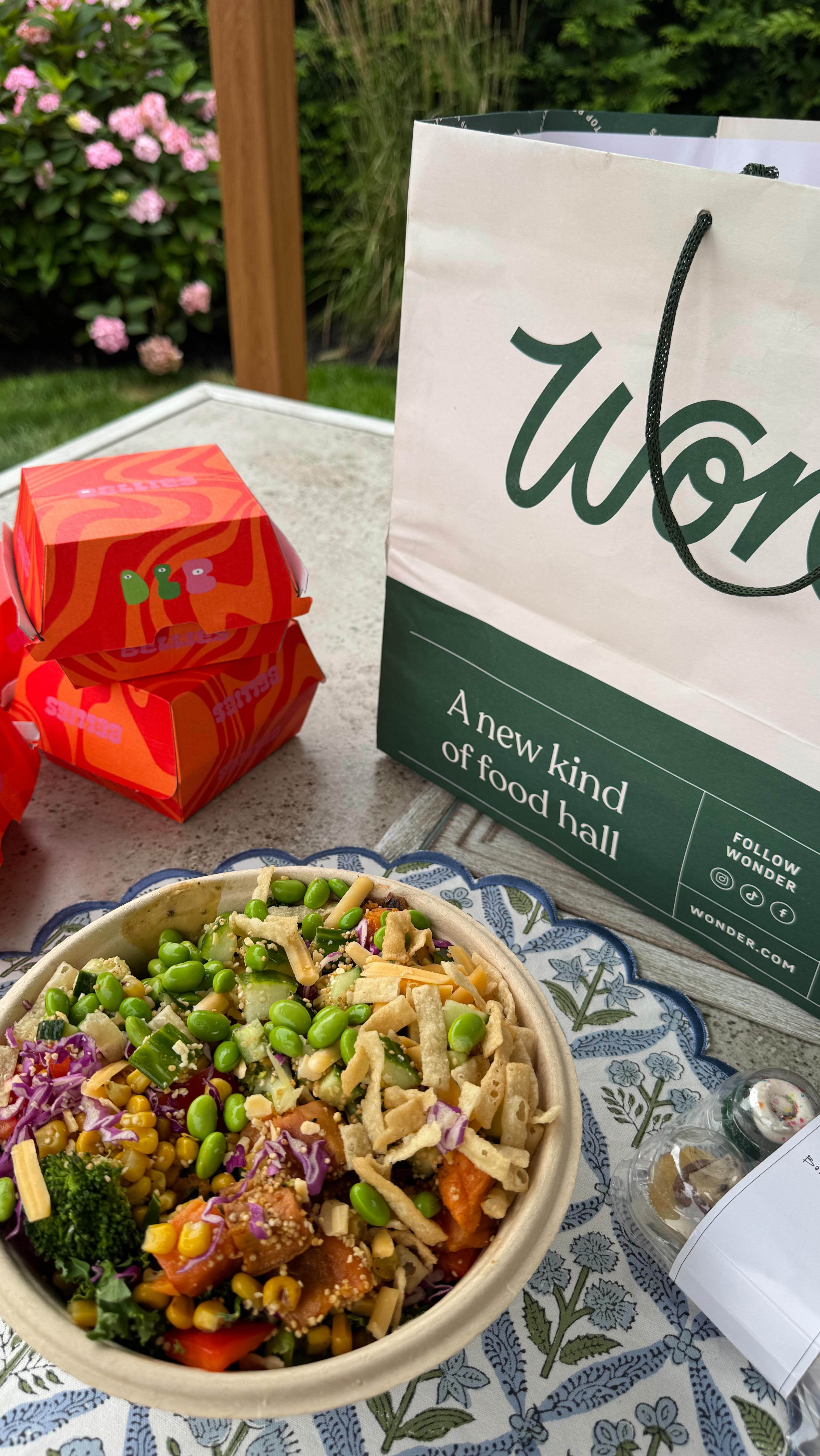 Instagram post by @happilyeverlcp for Baked by Melissa. Caption reads: #ad The only thing that makes sitting together....