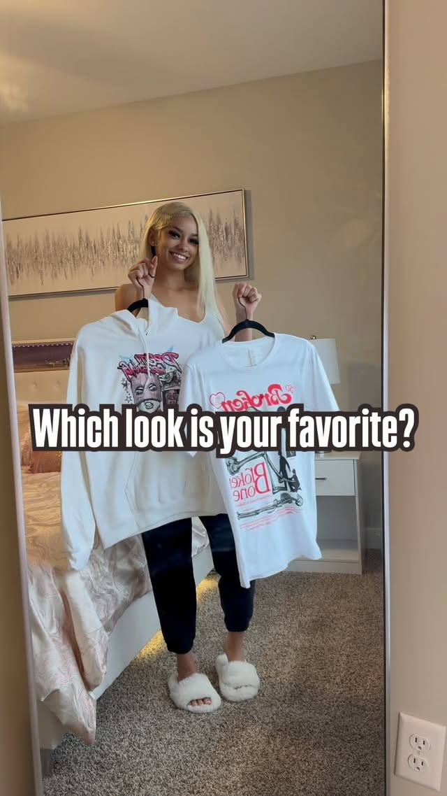 Instagram post by @kaleyahrenee_ for DopeSkill. Caption reads: [...] your favorite??? Tshirt & Hoodie from....